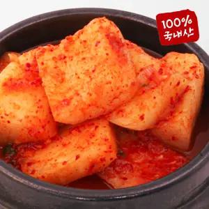 100% 올국산 프리미엄 석박지김치 3kg 깍두기 당일제조 HACCP