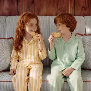 [오르시떼](타임스퀘어점패션관)아동 H013 멜린옐로 긴소매 파자마 세트