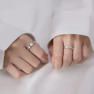 고양이 심플 오픈 커플링 ring 데일리 set 실버 세트 반지 레이어드링 패션