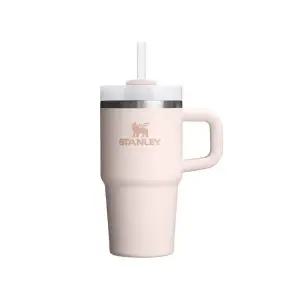 스탠리 커피 티 텀블러 ?처 H2.0 플로우스테이트 591ml 손잡이형 로즈쿼츠2.0 594867
