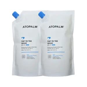 아토팜 탑투토 워시 리필 400ml + 400ml