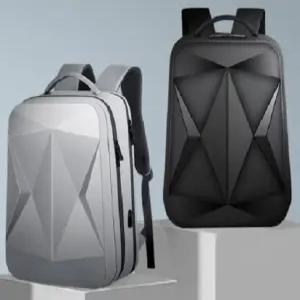 케이디코 대용량 하드케이스 백팩 남자 17인치 노트북 여행용 남성 학생 직장인 backpack