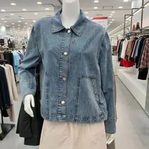 데님 자켓 HCEFJK204GN
