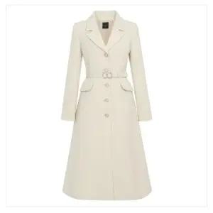 미니멈 세이브존07 트위드 카라 롱 코트  MXAAWL1060