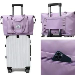 [라일리] Rly 여행용 접이식 보스턴백 휴대용 캐리어 보조가방