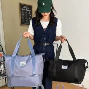 [라일리] Rly 확장형 캐리어보조가방 여행용 보스턴백 대용량