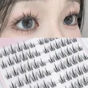 KC인증 접착제 필요없는 인조속눈썹 120개 셀프 부착테이프 반복재사용가능 아이래쉬 연장