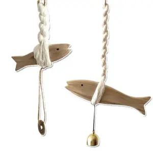 액막이 명태 도어벨 풍경 문종소리 현관문 출입문 우드 나무 가게 식당 딸랑이 집들이 선물