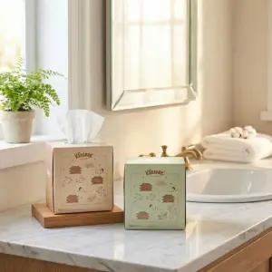 크리넥스 클래식 미니 펄프 미용티슈 2겹 230매, 12개