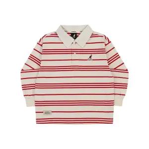 [캉골키즈](마산점)스트라이프 카라 티셔츠 SA 0104 레드 (ASACLT01040RE)