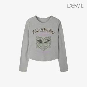 [듀엘링](하남점) 빈티지 그래픽 슬림핏 크롭 티셔츠 MG_D254MSM108