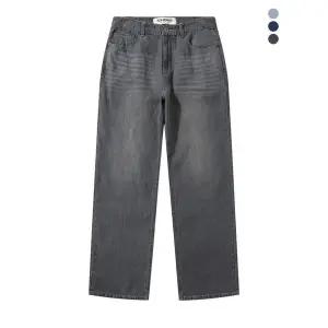 [NIX]남) 린넨데님 GREY/DM톤/ML톤 워싱 루즈 스트레이트 (LNTMCDE153M)