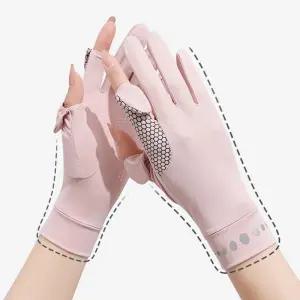 햇빛 차단 쿨장갑 얇은 손가락 장갑 운전용 여성장갑