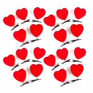 오리핀 닭핀 하트핀 10EA 클립 지퍼 스티커 바인더 핀 매직 테이프 펀치 스탬프