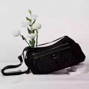 닥스 ACC CHELSEA 블랙 플라워 패턴 원단 크로스백 DCBA6E501 DCBA6E501BK-YD