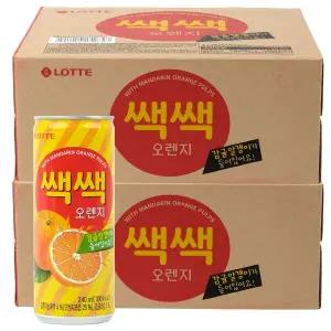 롯데칠성음료 쌕쌕 오렌지 240ml 60개~