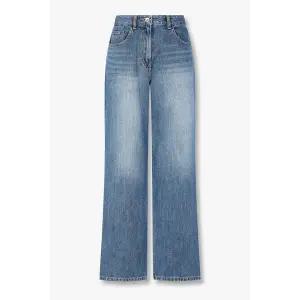 [VOV](김해점) 보브 세미 와이드 코튼 데님 팬츠(7156255006)