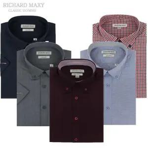 [리차드막시][슬림핏/반팔] 남자 여름 캐주얼 반팔 와이셔츠 18종 (16970846B)