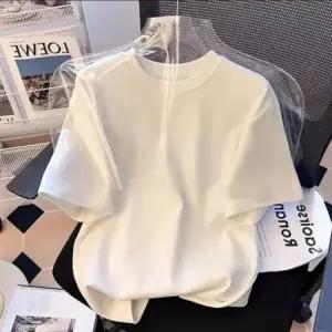 2장 여름 순면 무지 반팔 티셔츠 흡수력 킹 220g 20수