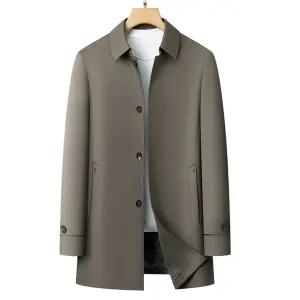 남사친 하프 캐주얼 모던 브리티시 스타일 트렌치 봄가을 싱글 코트 스포M3