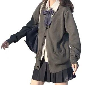 교복가디건세트 가디건세트 촬영 코스프레 스쿨룩 교복 빅사이즈 여학생교복 소품 일본