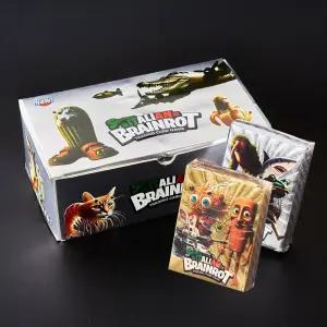 이탈리안 브레인롯 메탈 카드-랜덤(10EA)/모음/카드/묶음/랜덤/팩/확장/부스터/기본/기념/레어/교환용/배틀