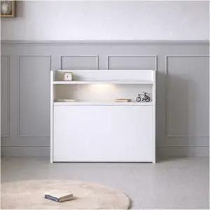 조명식 슈퍼싱글침대 수납헤드보드 C형 침대머리판 파티션