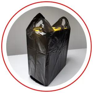 다용도 5호 비닐봉투 20리터 100매 대형 수거 업소용 검정 마트봉투 재활용 분리 소형 지