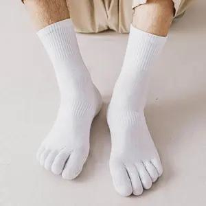 장목 발가락양말 면양말 신축성 우수 무지 데일리양말 남성발가락양말