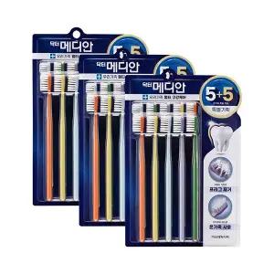 닥터메디안 칫솔 5+5입, 3개