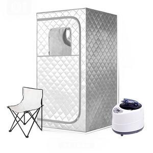 elon 가정용사우나 1 이동식 홈 실내 1인 은백색찜질함 습식 싱글박스 찜질방 찜질 사우나