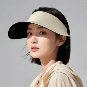 은창]심리스 돌돌이 무봉제 선캡 모자 남여공용 썬캡 여름 버킷햇 자외선차단 휴가 비치