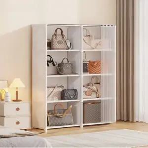 Anystar 다용도 수납장 리빙박스 정리함 조립식 옷장 책꽂이