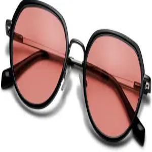 형광 LED 눈부심 광공포증 및 뇌진탕을 위한 브래드델 FL-41 로즈 틴티드 편두통 안경