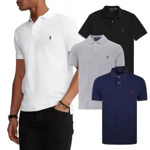 폴로랄프로렌 포니 로고 커스텀 슬림핏 카라 티셔츠 (4종1택)