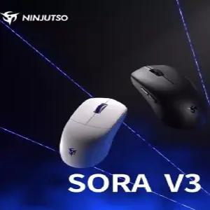 NINJUTSO 소라 V2 V3 8K 무선 마우스 39g 게이밍 고성능 광마우스