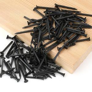 철못 신발 수리용 작은 둥근 머리 검정 철제 냄새나는 가죽 뾰족 가느다란 10 25mm