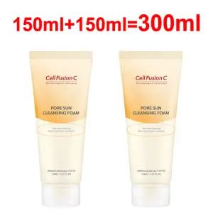 [1+1] 셀퓨전씨 포어 썬 클렌징 폼 150ml+150ml 총300ml