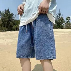 밴딩 반바지 캐주얼 여름 밴딩 반바지 여성 팬츠 청바지 데님