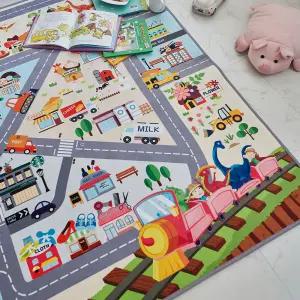 아르떼베딩 시티로드 아동 아이방 유아 키즈 놀이방 매트 거실 카페트 러그 100x150/150x200