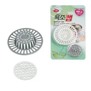하니 머리카락 거름망 욕조캡 2종 욕실용품 세면대용품 싱크대용퓸 DIY용품