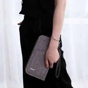 [라일리] Rly 여행용 케이스 패스포트 그레이 여권지갑 파우치