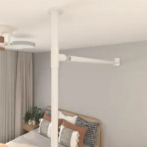 공간분리 파티션 행거형 접이식 가림막 무타공 이사간편