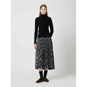 [CC콜렉트](대전신세계)체크 언발란스 플리츠 스커트_C254MSD041