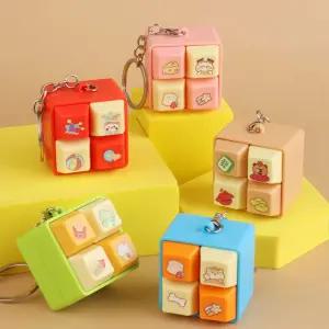 효과음 딸깍이 키링 키캡 LED 열쇠고리 클릭 키보드 선물