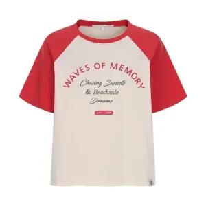 [롯데백화점]올리브데올리브 아트윅 배색 반팔 티셔츠 OW5ME444