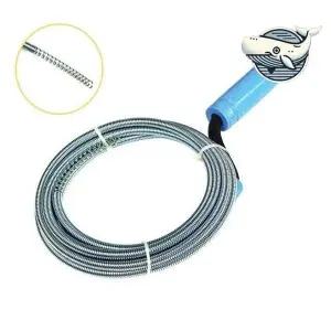 강력한 배수관 청소 스프링 4M 싱크대 욕조