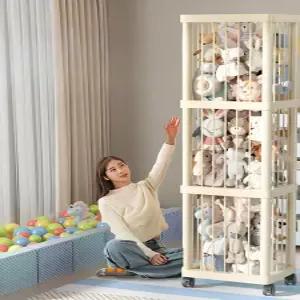 인형 보관함 봉제인형 정리함 솜인형 정리 보관통 바구니