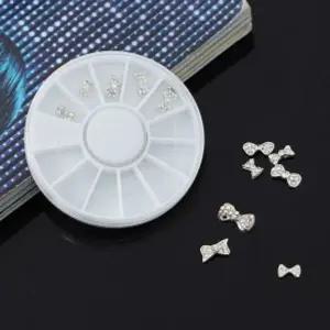 [셀러에이드]리본 네일 파츠 12종 네일큐빅 네일재료