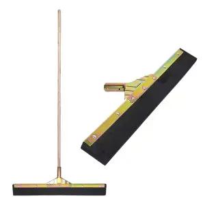 옳은유통 흑밀대 스펀지47cm 목봉150cm세트/ 학교 교실 화장실 수영장 바닥 밀대 타일 물기 제거 청소